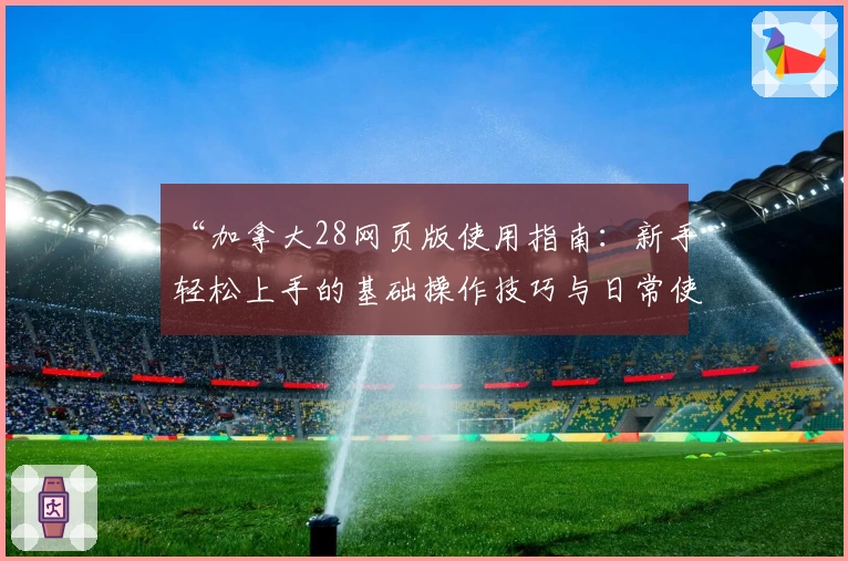 “加拿大28网页版使用指南：新手轻松上手的基础操作技巧与日常使用体验分享”
